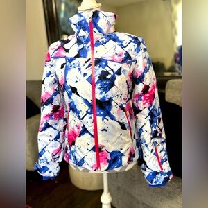 Spyder Snow Ski Jacket Floral White Size 6